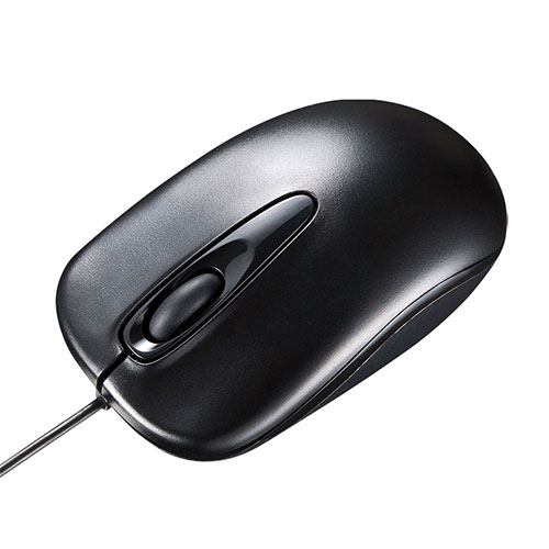 サンワサプライ 有線光学式マウス(USB接続・ブラック)