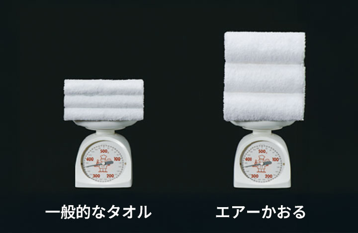 2分の1の軽量感