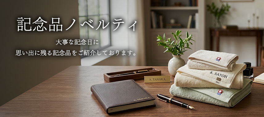 オリジナル記念品をノベルティに