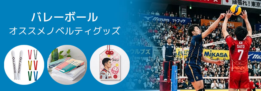 バレーボール 記念 オススメノベルティグッズ