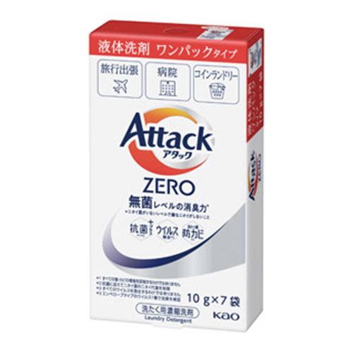 花王 アタックZero　ワンパック7包入