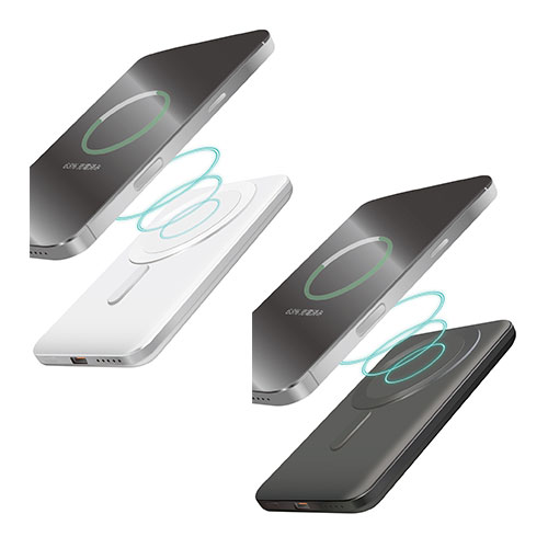 エアージェイ 準個体モバイルバッテリーマグセーフ対応4850mA