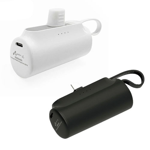 エアージェイ 横型5000mA モバイルバッテリTYPE-C PD