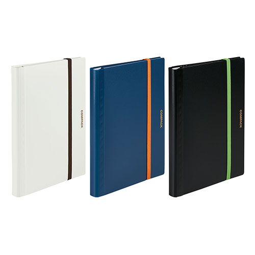 二つ折りクリアーファイルコンパック