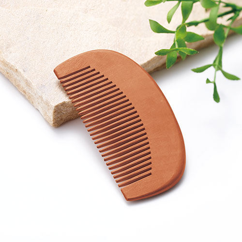 ナチュラルウッド・コンパクトコーム(ジッパーケース入り)