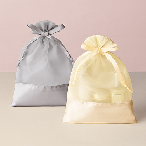 ルルクレール・サテンオーガンジーギフト巾着