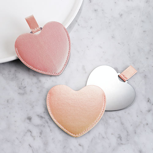 ハート型スリムプレートミラー