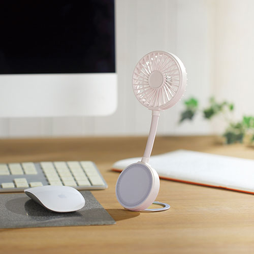 マグネット対応充電式フレキシブルアームファン