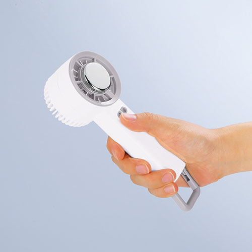 ペルチェ2WAYハンディファン(カラビナ付き)