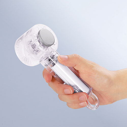 クリアペルチェハンディファン(カラビナ付き)