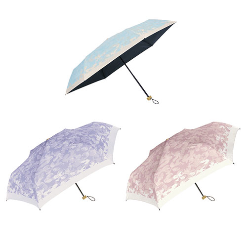 ビベイシャス 晴雨兼用折りたたみ傘