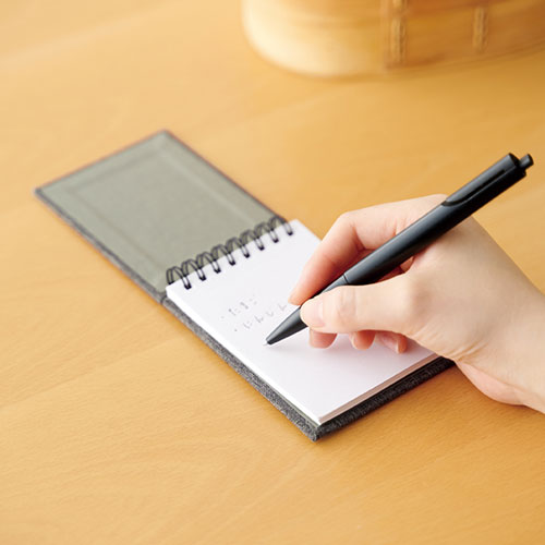 リサイクルPET生地使用リングメモ帳