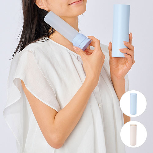 持ち運べるシリコン氷のう(ステンレスケース付き)