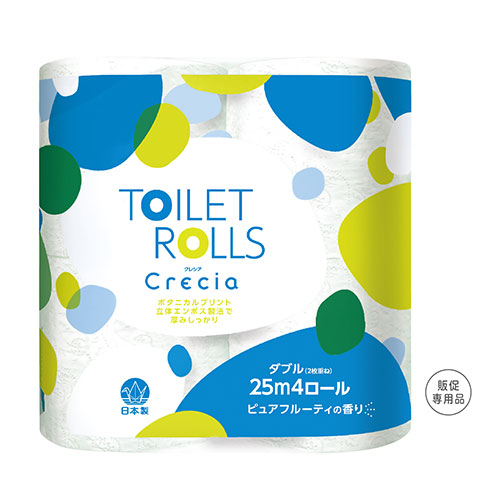 クレシア　トイレットロール4ロール（ダブル）