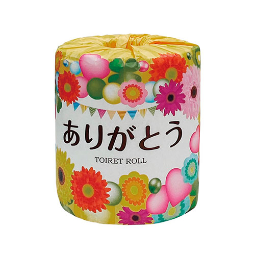 感謝の言葉「ありがとう」トイレットロール