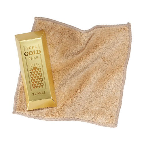 ゴージャス ゴールドバータオル