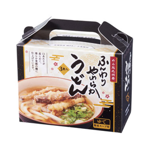 めん処九州発 やわらかうどん3食入　※税率8％