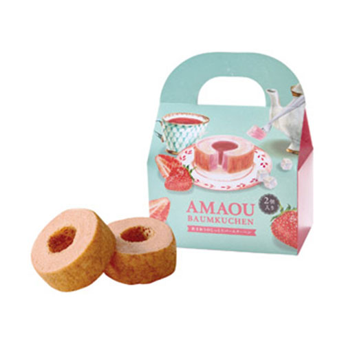 あまおうのしっとりバームクーヘン2個入　※税率8％