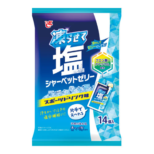 凍らせて塩シャーベットゼリー スポーツドリンク味　※税率8％