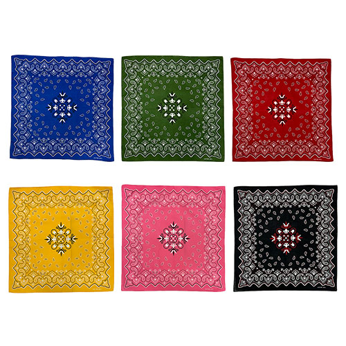 ペーズリーバンダナ