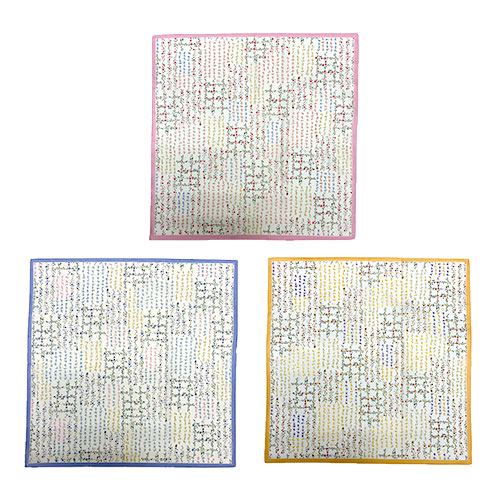 普通判プリントハンカチ 小花（No.1）