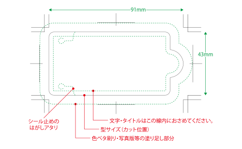 プリント箇所のイメージ