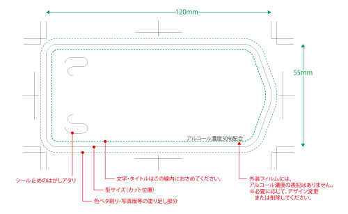 プリント箇所のイメージ