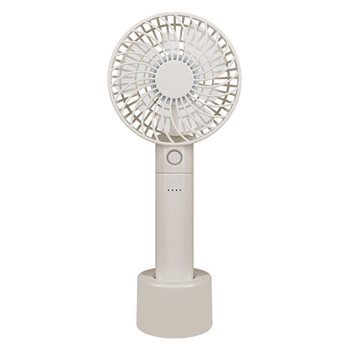 オウルテック 柔らかな風 そよ風モード搭載 5段階風量調節・約7.5時間使用可能 モバイルバッテリー機能付き ポータブルファン