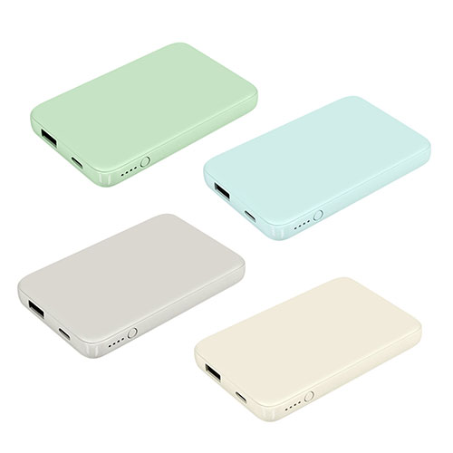オウルテック 5000mAh 最大15W対応 低電流モード搭載 USB Type-C入出力/USB Type-A出力 モバイルバッテリー