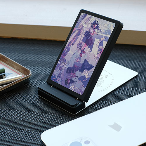 オウルテック Quick Charge 2.0対応 最大10Wで急速充電 卓上スタンド型 Qi ワイヤレス充電器スタンド