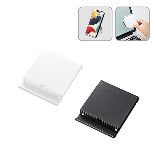 スマホスタンドにもなるPC2WAYクリーナー