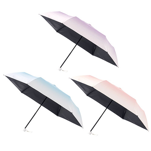 グラデーション遮光折りたたみ傘(ポーチ付)