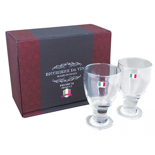 イタリア製グラス 190ml 2個セット