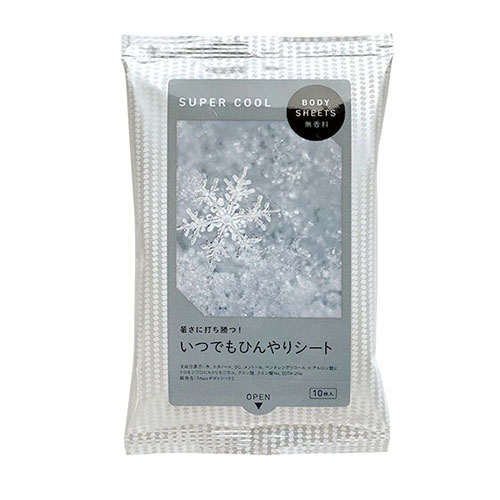 ボディシート SUPER COOL10枚入
