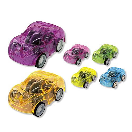 miniクリアスポーツプルバックカー1個