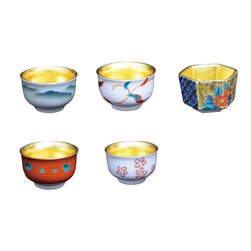 金箔九谷ぐい呑み1個