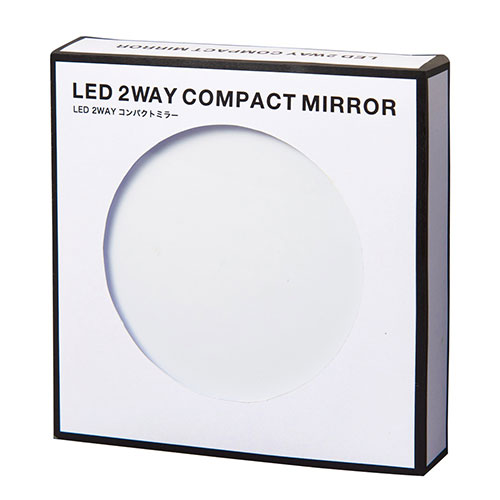 LED 2WAYコンパクトミラー