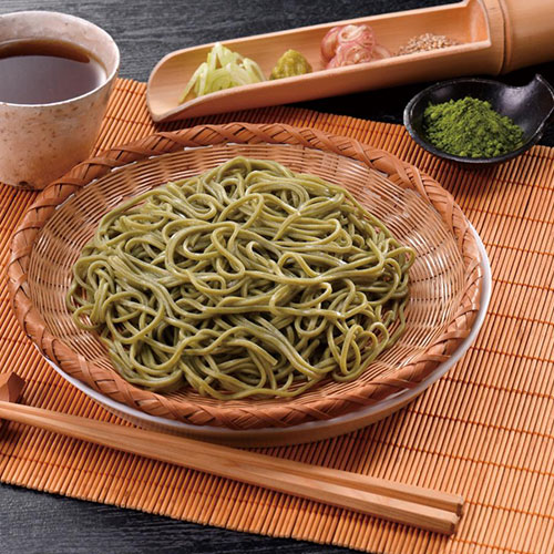至福の逸品 宇治抹茶使用 茶葉の香り 抹茶そばつゆ付2食　※税率8％