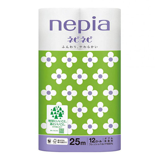 ネピア ネピネピトイレットロール12ロールダブル(25m)